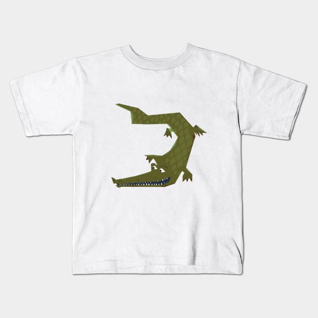 Crocodile Kids T-Shirt by nickemporium1